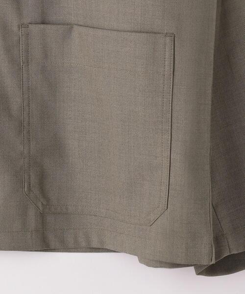 green label relaxing（グリーンレーベルリラクシング）の「＜green label relaxing＞ウォッシャブル TWサージ カバーオール -ストレッチ-（カバーオール・メンズ・ダークグレー/ブラック/ベージュ・L/S/M）」の8枚目の写真