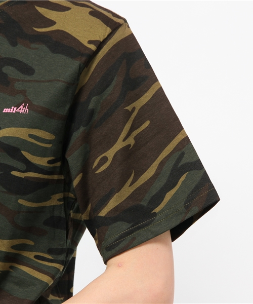 OUTLET（アウトレット）の「【WHO'S WHO gallery】M4fatiguetee（Tシャツ/カットソー・レディース・キャメル・SMALL）」の2枚目の写真