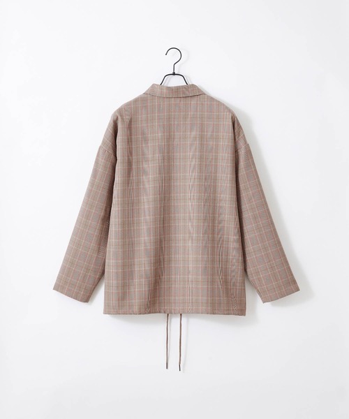 Craft Nicholson(クラフトニコルソン)の「オーバーサイズ ハーフジップ アノラックL/Sシャツ(シャツ/ブラウス・メンズ・ブラウン/ブラウン系その他/グレー/ブラック・FREE)」の19枚目の写真