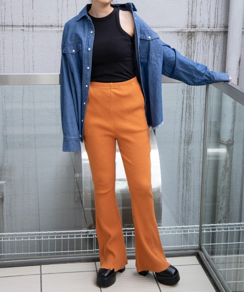 WEGO（ウィゴー）の「WEGO/アメスリリブタンクトップ（タンクトップ・レディース・ブラック/グリーン/ブラウン・FREE）」の12枚目の写真