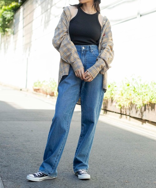 WEGO（ウィゴー）の「WEGO/アメスリリブタンクトップ（タンクトップ・レディース・ブラック/グリーン/ブラウン・FREE）」の17枚目の写真