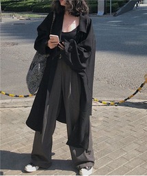 ビッグシルエットロングシャツ