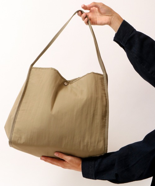 Healthknit Product(ヘルスニットプロダクト)の「【Healthknit Product】マットナイロン2WAYトート(トートバッグ・メンズ・ベージュ/カーキ/ブラック・FREE)」の20枚目の写真