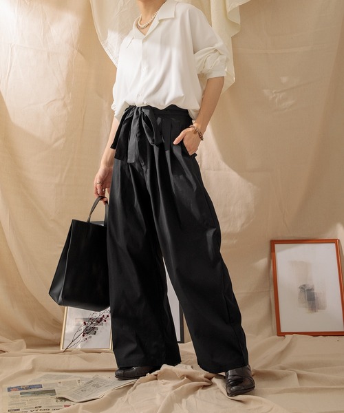 Adoon plain(アドーンプレーン)の「【Adoon plain】ベルト付き4タックパンツ(その他パンツ・メンズ・ブラック/グリーン/オレンジ系その他・SMALL/MEDIUM/LARGE)」の19枚目の写真