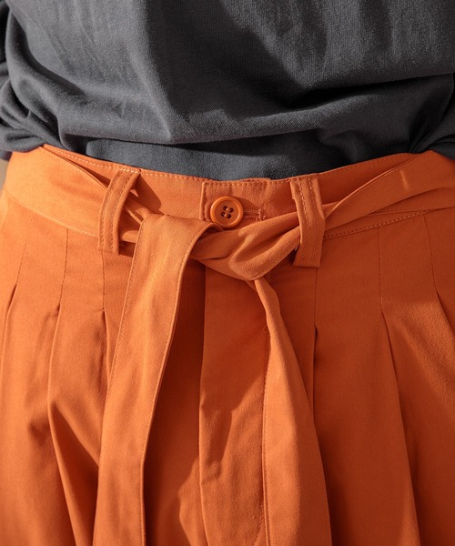 Adoon plain(アドーンプレーン)の「【Adoon plain】ベルト付き4タックパンツ(その他パンツ・メンズ・ブラック/グリーン/オレンジ系その他・SMALL/MEDIUM/LARGE)」の14枚目の写真
