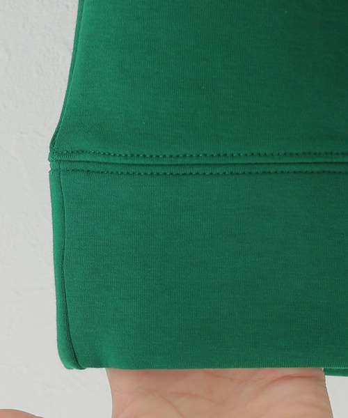 Simplicite（サンプリシテ）の「ダンボールハーフジップ フードプルオーバー◆（パーカー・レディース・グリーン/ホワイト/ネイビー・FREE）」の19枚目の写真