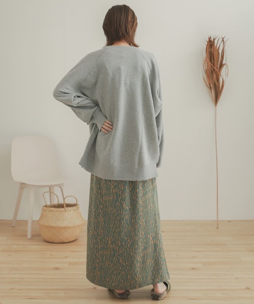 SENSE OF PLACE by URBAN RESEARCH（センスオブプレイスバイアーバンリサーチ）の「ソフトストライプナロースカート（スカート・レディース・グリーン系その他/ブラック系その他/ベージュ系その他・ONE）」の12枚目の写真