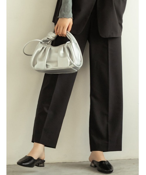 fifth(フィフス)の「フロントタックルーズスラックス(その他パンツ・レディース・ブラック/モカ/ライトベージュ・SMALL/MEDIUM)」の1枚目の写真