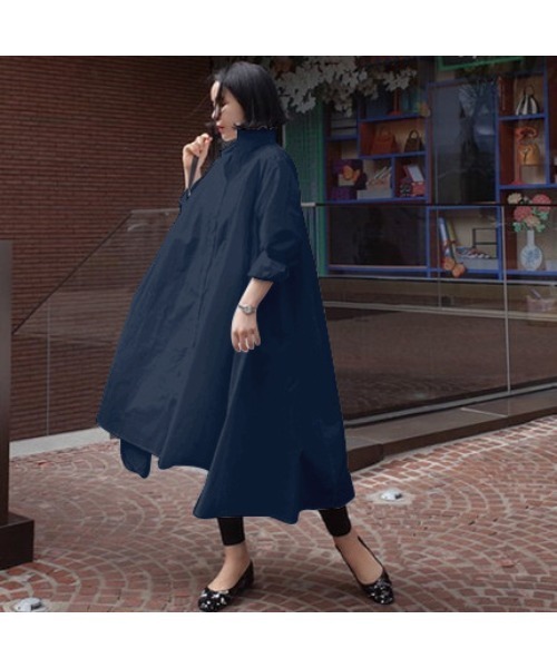 Ritzy(リッツィー)の「大人シルエット ゆる感 ミモレ丈 Aライン シャツワンピース(シャツワンピース・レディース・ホワイト/ブラック/ベージュ/ネイビー/ブラウン・S/M/L)」の11枚目の写真