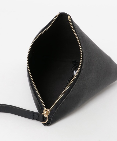 SMELLY(スメリー)の「サンカクミニポーチ(ポーチ・レディース・ブラック/ベージュ/ネイビー・-)」の13枚目の写真