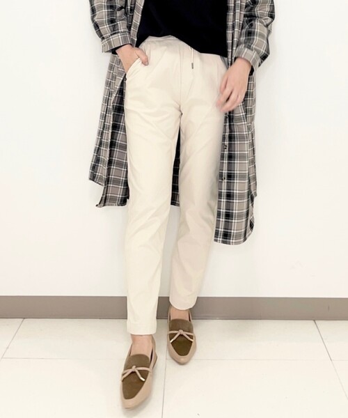 SHOO・LA・RUE(シューラルー)の「◆【S-3L】ストレッチ裏起毛イージーテーパードパンツ(その他パンツ・レディース・ブラック/アイボリー/サンドベージュ/キャメル・01/02/03/04/05)」の2枚目の写真