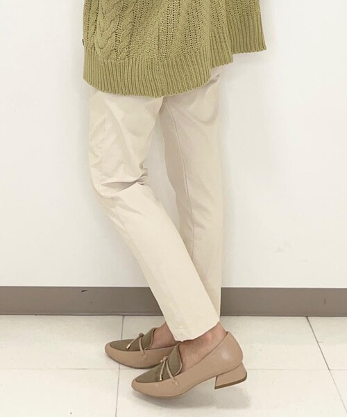 SHOO・LA・RUE(シューラルー)の「◆【S-3L】ストレッチ裏起毛イージーテーパードパンツ(その他パンツ・レディース・ブラック/アイボリー/サンドベージュ/キャメル・01/02/03/04/05)」の12枚目の写真