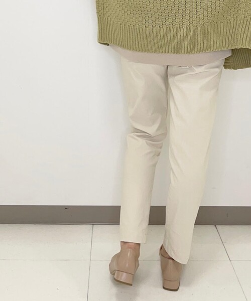 SHOO・LA・RUE(シューラルー)の「◆【S-3L】ストレッチ裏起毛イージーテーパードパンツ(その他パンツ・レディース・ブラック/アイボリー/サンドベージュ/キャメル・01/02/03/04/05)」の6枚目の写真