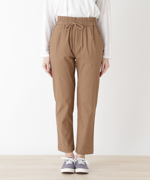 SHOO・LA・RUE(シューラルー)の「◆【S-3L】ストレッチ裏起毛イージーテーパードパンツ(その他パンツ・レディース・ブラック/アイボリー/サンドベージュ/キャメル・01/02/03/04/05)」の20枚目の写真