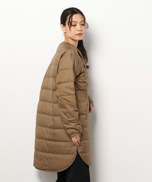 ORCIVAL（オーシバル）の「DOWN SHIRT TAIL COAT（ダウンジャケット/コート・レディース・ブラック/ブラウン系その他・2/1）」の5枚目の写真