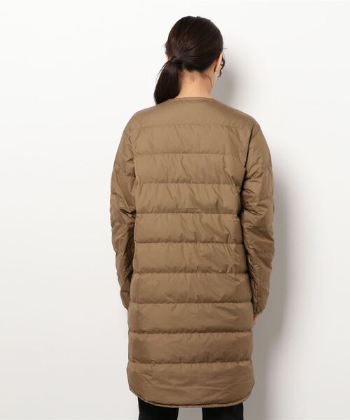 ORCIVAL（オーシバル）の「DOWN SHIRT TAIL COAT（ダウンジャケット/コート・レディース・ブラック/ブラウン系その他・2/1）」の4枚目の写真