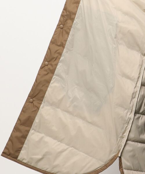 ORCIVAL（オーシバル）の「DOWN SHIRT TAIL COAT（ダウンジャケット/コート・レディース・ブラック/ブラウン系その他・2/1）」の3枚目の写真
