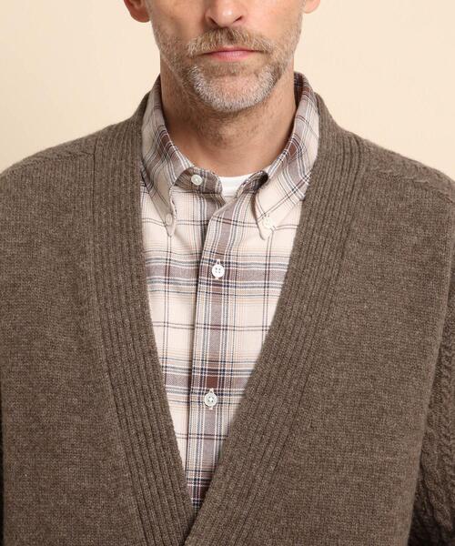 40ct&525(フォーティーカラッツアンドゴーニーゴ)の「無染色ウール カーディガン(カーディガン/ボレロ・メンズ・ブラウン系/ライトベージュ・02/03/04)」の9枚目の写真