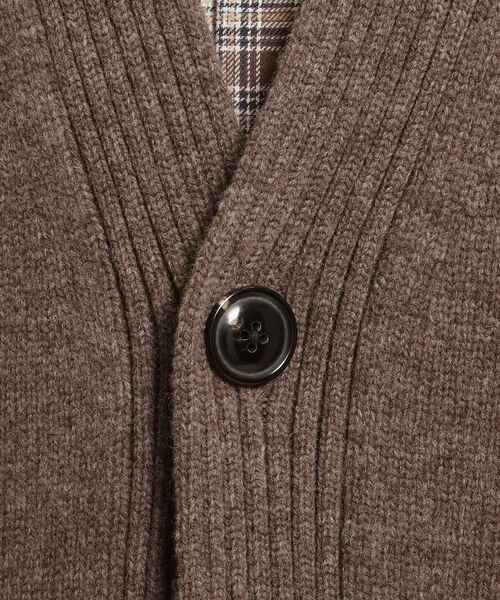 40ct&525(フォーティーカラッツアンドゴーニーゴ)の「無染色ウール カーディガン(カーディガン/ボレロ・メンズ・ブラウン系/ライトベージュ・02/03/04)」の12枚目の写真