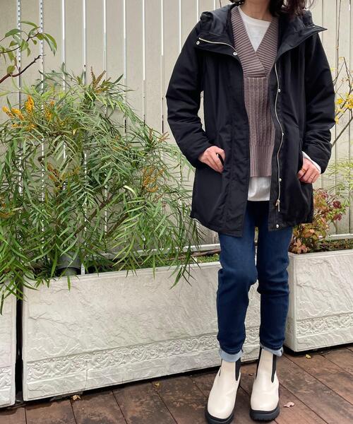 DRESKIP（ドレスキップ）の「◆撥水シームレスダウンコート（ダウンジャケット/コート・レディース・ブラック/アイボリー/ブラウン系その他・02/03/04）」の12枚目の写真