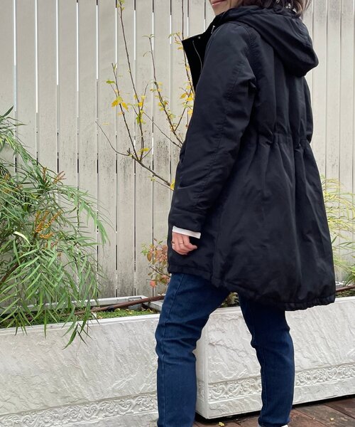DRESKIP（ドレスキップ）の「◆撥水シームレスダウンコート（ダウンジャケット/コート・レディース・ブラック/アイボリー/ブラウン系その他・02/03/04）」の13枚目の写真