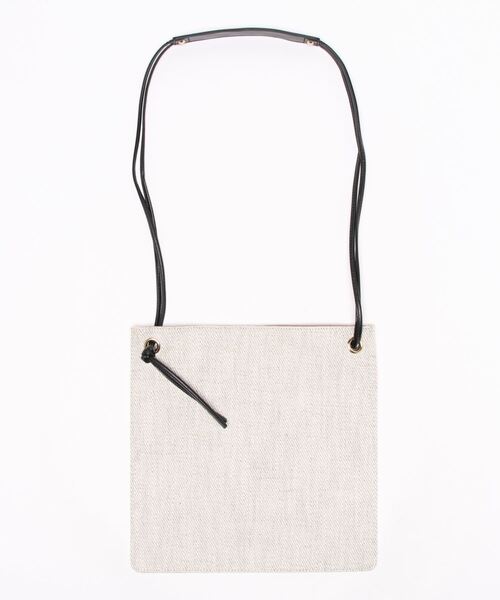 Lugnoncure（ルノンキュール）の「フラットショルダーバッグ（ショルダーバッグ・レディース・ベージュ/ブラウン・ﾌﾘ-）」の3枚目の写真