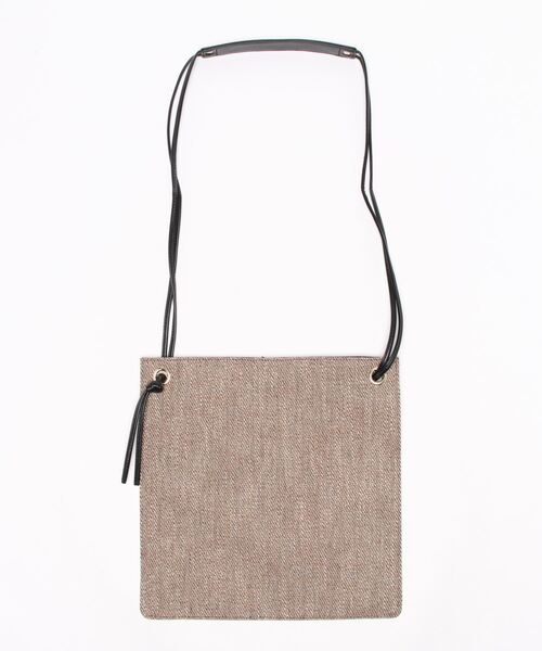 Lugnoncure（ルノンキュール）の「フラットショルダーバッグ（ショルダーバッグ・レディース・ベージュ/ブラウン・ﾌﾘ-）」の7枚目の写真