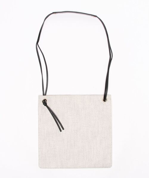 Lugnoncure（ルノンキュール）の「フラットショルダーバッグ（ショルダーバッグ・レディース・ベージュ/ブラウン・ﾌﾘ-）」の8枚目の写真