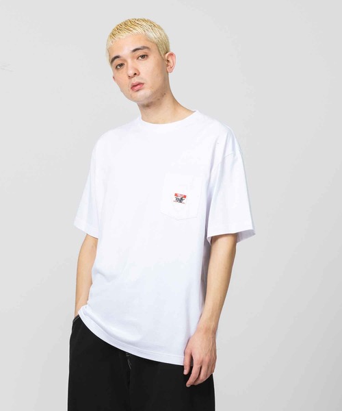XLARGE（エクストララージ）の「KEITH S/S POCKET TEE（Tシャツ/カットソー・メンズ・ブラック/ホワイト/パープル・M/S/L/XL）」の6枚目の写真