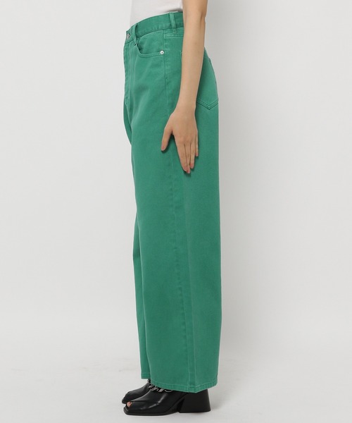 PAGEBOY（ページボーイ）の「カラーデニムセットアップパンツ（デニムパンツ・レディース・グリーン/ピンク・26inch/25inch）」の10枚目の写真