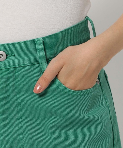 PAGEBOY（ページボーイ）の「カラーデニムセットアップパンツ（デニムパンツ・レディース・グリーン/ピンク・26inch/25inch）」の13枚目の写真