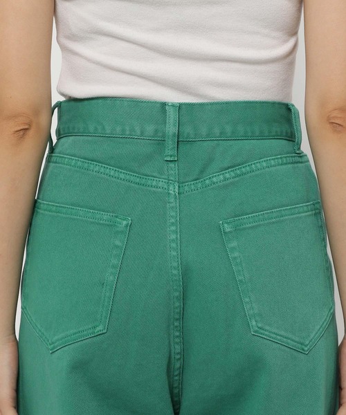 PAGEBOY（ページボーイ）の「カラーデニムセットアップパンツ（デニムパンツ・レディース・グリーン/ピンク・26inch/25inch）」の17枚目の写真