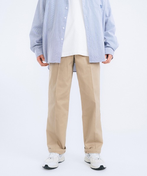Ressaca（レサーカ）の「コットンツイル ワイドチノスケーターワークパンツ（チノパンツ・メンズ・ライトグレー/ブラック/ベージュ/パープル/ブラウン/レッド/カーキ/ブルー/グリーン/マスタード/チャコール・M/L/XL）」の6枚目の写真