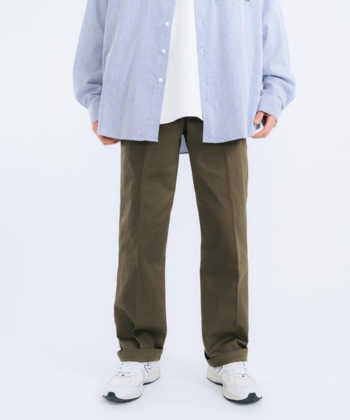 Ressaca（レサーカ）の「コットンツイル ワイドチノスケーターワークパンツ（チノパンツ・メンズ・ライトグレー/ブラック/ベージュ/パープル/ブラウン/レッド/カーキ/ブルー/グリーン/マスタード/チャコール・M/L/XL）」の7枚目の写真