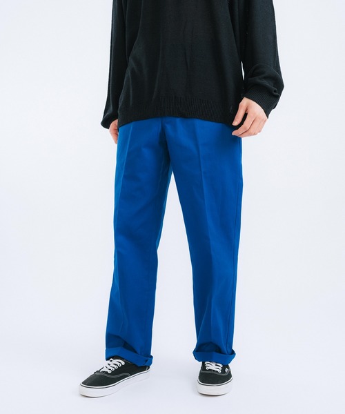 Ressaca（レサーカ）の「コットンツイル ワイドチノスケーターワークパンツ（チノパンツ・メンズ・ライトグレー/ブラック/ベージュ/パープル/ブラウン/レッド/カーキ/ブルー/グリーン/マスタード/チャコール・M/L/XL）」の9枚目の写真