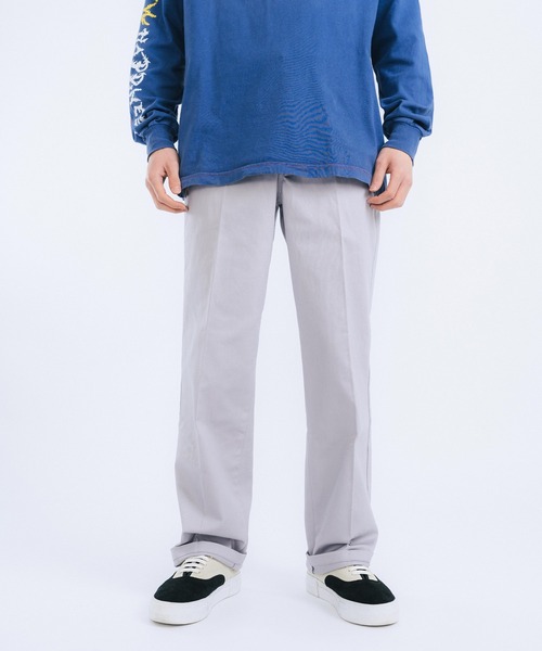 Ressaca（レサーカ）の「コットンツイル ワイドチノスケーターワークパンツ（チノパンツ・メンズ・ライトグレー/ブラック/ベージュ/パープル/ブラウン/レッド/カーキ/ブルー/グリーン/マスタード/チャコール・M/L/XL）」の3枚目の写真