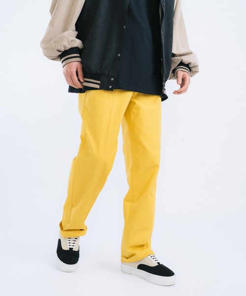 Ressaca（レサーカ）の「コットンツイル ワイドチノスケーターワークパンツ（チノパンツ・メンズ・ライトグレー/ブラック/ベージュ/パープル/ブラウン/レッド/カーキ/ブルー/グリーン/マスタード/チャコール・M/L/XL）」の10枚目の写真