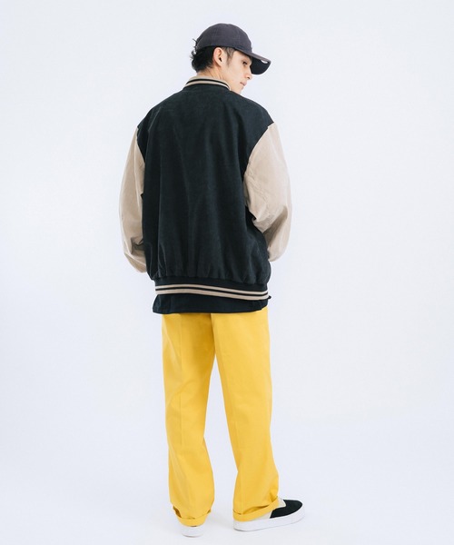 Ressaca（レサーカ）の「コットンツイル ワイドチノスケーターワークパンツ（チノパンツ・メンズ・ライトグレー/ブラック/ベージュ/パープル/ブラウン/レッド/カーキ/ブルー/グリーン/マスタード/チャコール・M/L/XL）」の14枚目の写真
