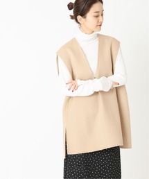 IENA | ダブルフェイスデザインベスト◆(ベスト)