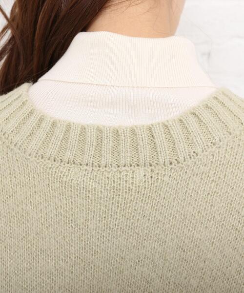 SHOO・LA・RUE（シューラルー）の「◆シャギーニットカーディガン（カーディガン/ボレロ・レディース・ライトパープル/ライトブルー/ホワイト系/ライトグリーン・00）」の10枚目の写真