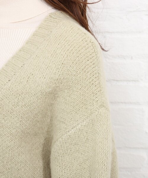 SHOO・LA・RUE（シューラルー）の「◆シャギーニットカーディガン（カーディガン/ボレロ・レディース・ライトパープル/ライトブルー/ホワイト系/ライトグリーン・00）」の11枚目の写真