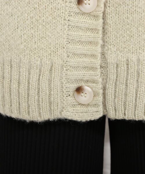 SHOO・LA・RUE（シューラルー）の「◆シャギーニットカーディガン（カーディガン/ボレロ・レディース・ライトパープル/ライトブルー/ホワイト系/ライトグリーン・00）」の13枚目の写真