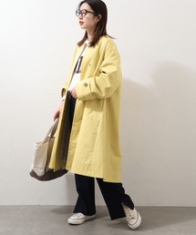 JOURNAL STANDARD | コットンナイロンギャバフレアコート◆(ノーカラーコート)