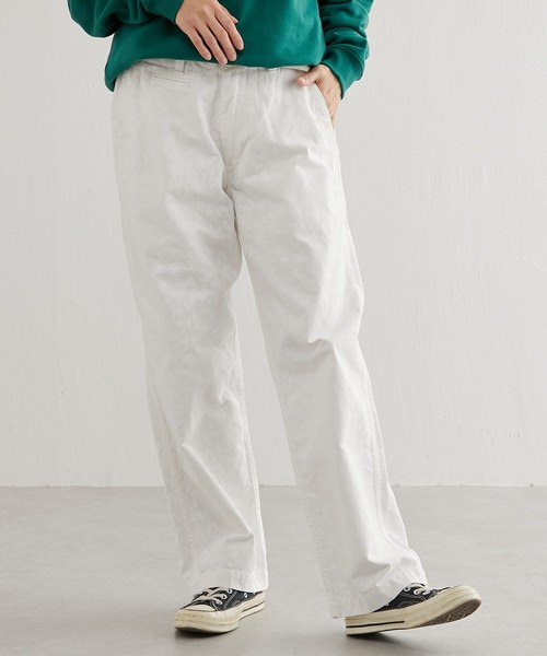 MASTER&Co(マスターアンドコー)の「【MASTER&Co. /マスターアンドコー】×ELEY KISHIMOTO FLASH CHINO PANTS / イーリーキシモト フラッシュチノパンツ(その他パンツ・レディース・ホワイト/ベージュ・SMALL/X-SMALL)」の1枚目の写真