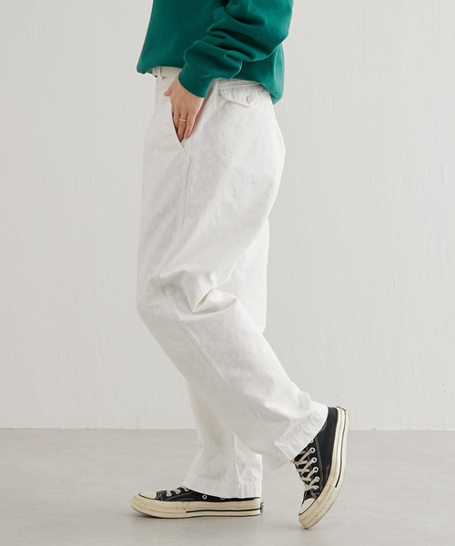 MASTER&Co(マスターアンドコー)の「【MASTER&Co. /マスターアンドコー】×ELEY KISHIMOTO FLASH CHINO PANTS / イーリーキシモト フラッシュチノパンツ(その他パンツ・レディース・ホワイト/ベージュ・SMALL/X-SMALL)」の6枚目の写真