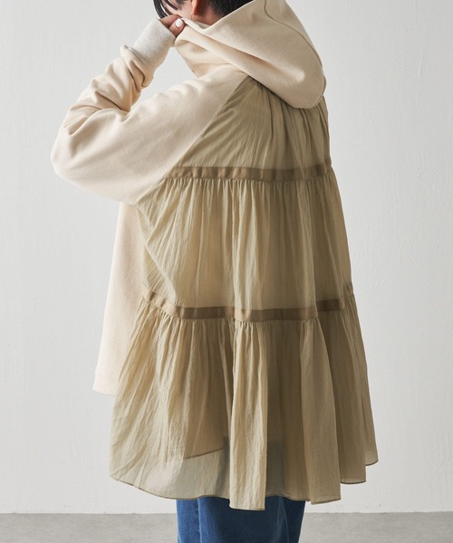 ■美品 BEARDSLEY ビアズリー スウェット テントパーカー 定価3.8万 BEARDSLEY（ビアズリー）の「テントパーカー（パーカー）」 - WEAR
