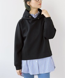 Simplicite | ハトメダンボールフード プルオーバー(Tシャツ/カットソー)