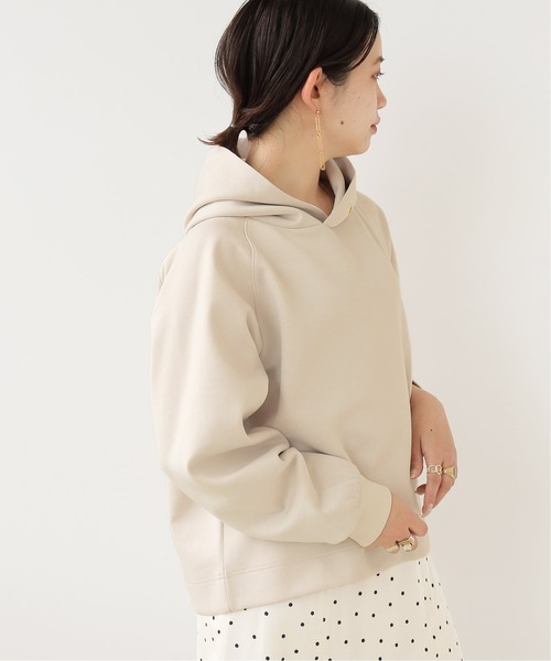 Simplicite（サンプリシテ）の「ハトメダンボールフードプルオーバー（Tシャツ/カットソー・レディース・ブラック/ホワイト/オレンジ・FREE）」の12枚目の写真