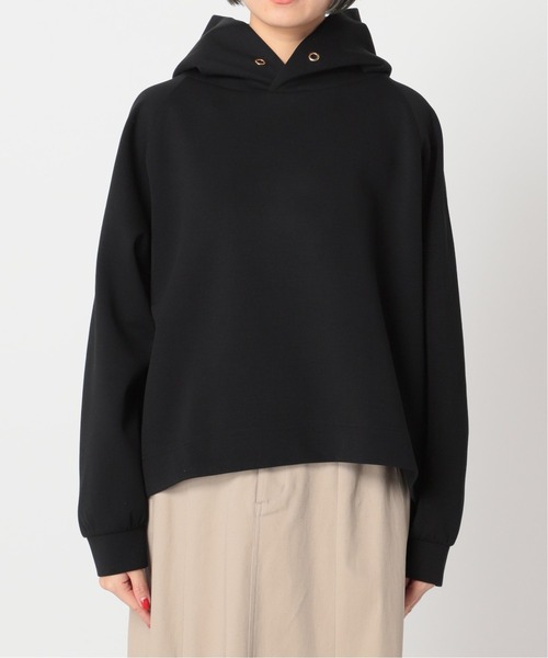 Simplicite（サンプリシテ）の「ハトメダンボールフードプルオーバー（Tシャツ/カットソー・レディース・ブラック/ホワイト/オレンジ・FREE）」の20枚目の写真