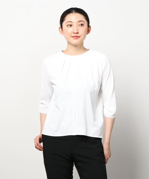 ブラウス シャツ フロントロゴジョーゼットプルオーバー レディース 3500024Y0209_m1_a005.jpg